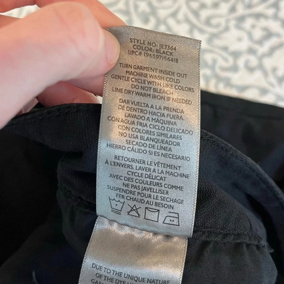 NWT Joie linen blend shorts‎ black size extra large XL - Picture 5 of 8